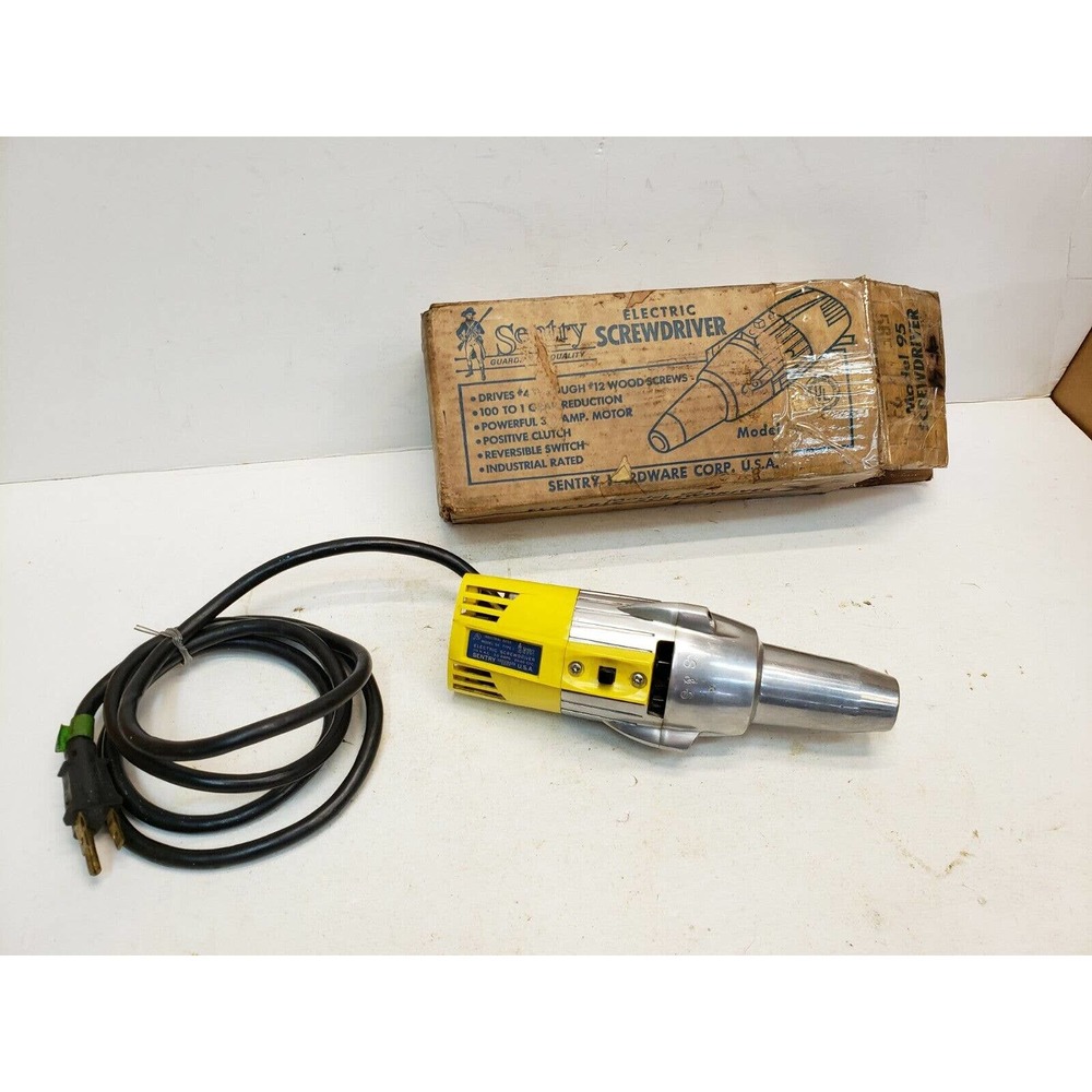 Sentry Model 95 Electric Screwdriver Hex Reversible 3 amp,